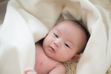 cute looking asian baby
