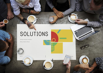 Solutions Creative Ideas Intelligence Concept