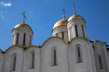 Landmark Vladimir Russian orthodox dome twelve century cupola