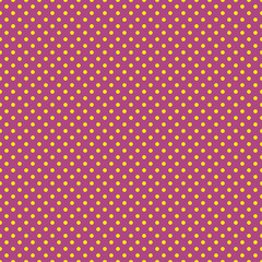 The polka dot pattern. Seamless vector illustration with round circles, dots. Yellow and bordo. Vector illustration in retro, vintage style print on fabric, textile, wrapping, Wallpaper, scrap-booking