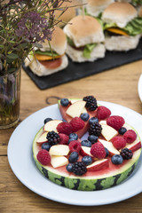 Table Setting Food Celebration Party Concept