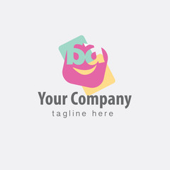 Letter aa element logo template