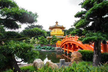 Fototapeta premium Chi Lin Nunnery, Diamond Hill.