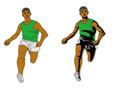 runner（black people）