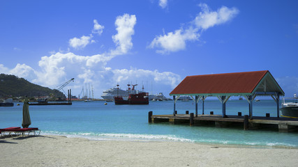 Island. Saint Martin. Philipsburg