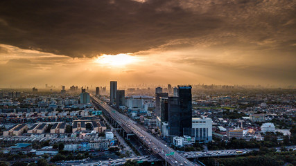 Urban Sunray in Bangkok