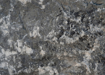 Close up of texture on nature rock. Gray texture of nature stone.