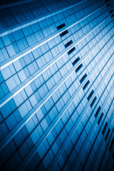 Fototapeta premium detail shot of modern architecture facade,business concepts,in city of China.
