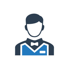 Restaurant Waiter Icon