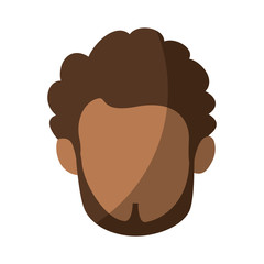 isolated man face icon vector illustration graphic design