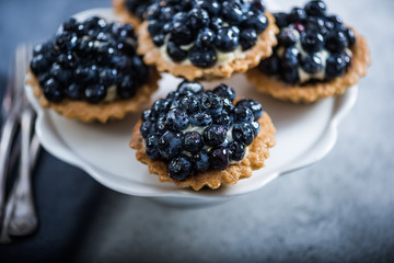 Blueberry tart