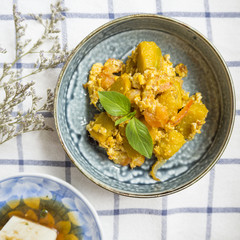 Stir fried pumpkins