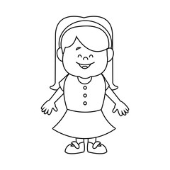 happy portrait girl granddaughter young image
