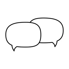 speech bubble icon over white background vector illustration
