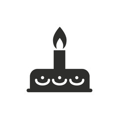 Cake - vector icon.