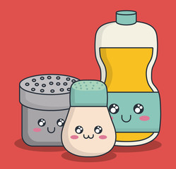 kawaii breakfast food design