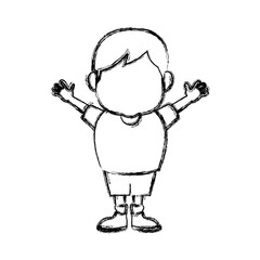 portrait boy grandson person image