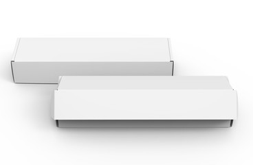 Blank paper box mock up