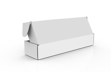 Blank paper box mock up