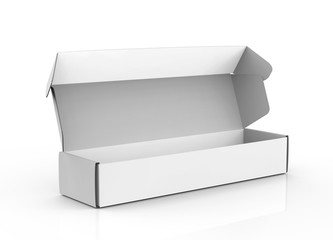 Blank paper box mock up