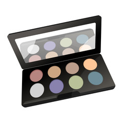 Palette with powder