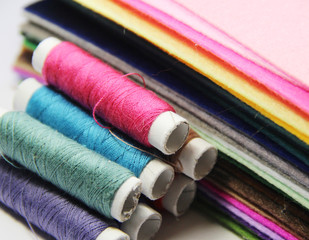Felt and thread