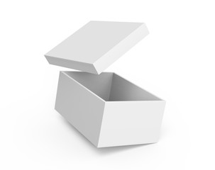 Blank paper box template