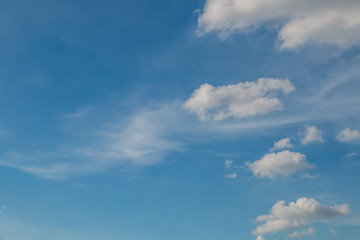 white cloud on blue sky