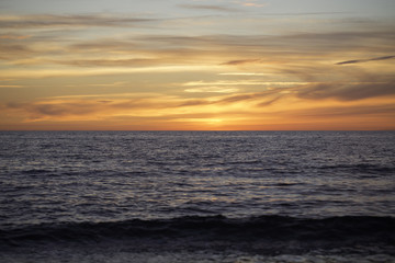 Sonnenuntergang am Meer