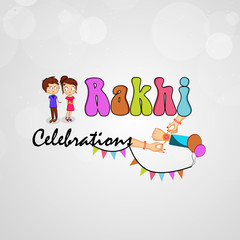 Illustration of background for the occasion of Indian festival Raksha Bandhan