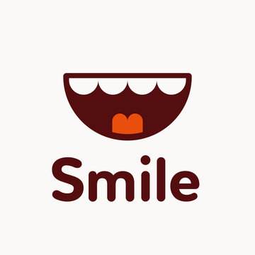 Smile logo vector illustration
