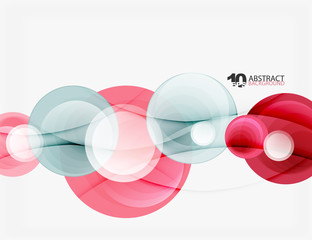 Circle vector background