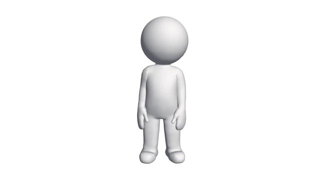 3D cartoon character agree chat talking,comics people.