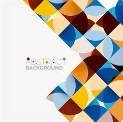 Obraz premium Modern geometrical abstract background circles