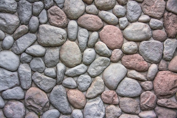 oval stone wall