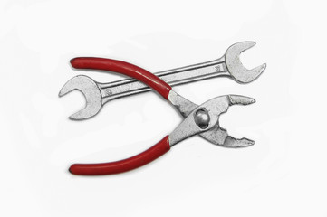 pliers and wrench