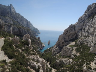 Fototapeta na wymiar Calanques de Marseille