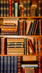 Cultural heritage. Library of antique books