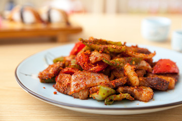 Spicy Streaky Pork