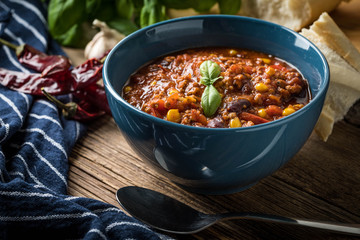 Mexican chili con carne.