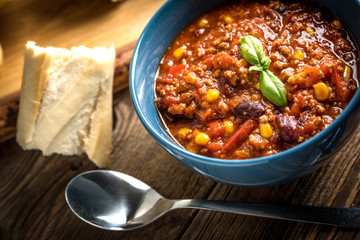 Mexican chili con carne.