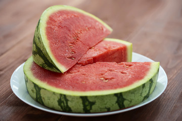 Summer fruit still life, natural watermelon freshness