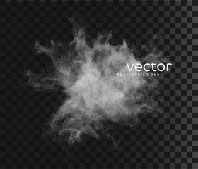 Vector illustration of smoky shape.