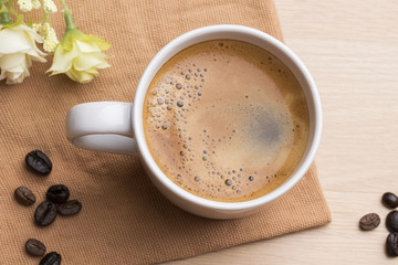 Cup of hot coffee ,Espresso