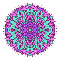 Mandala. Vintage decorative elements. Hand drawn background. Islam, Arabic, Indian, ottoman motifs.