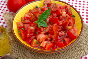 salade de tomates