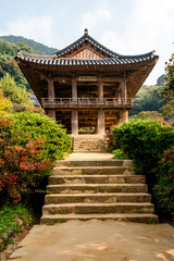 Yeongju  Gyeongsangbuk-do Province, South Korea -  Buseoksa Temple was built in year 676.