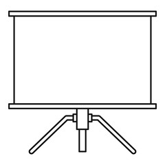 Projector icon, outline style