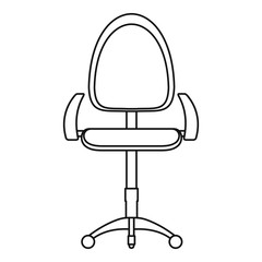 Stool icon, outline style