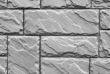 Brick wall texture background black and white